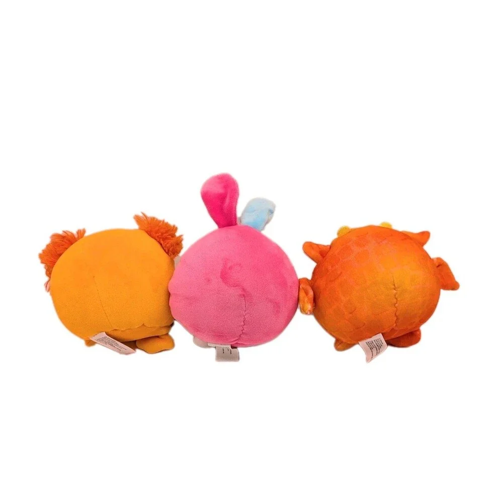 3 Zuru Snackles Plush Series 1 Axolotl Dragon Bunny 5
